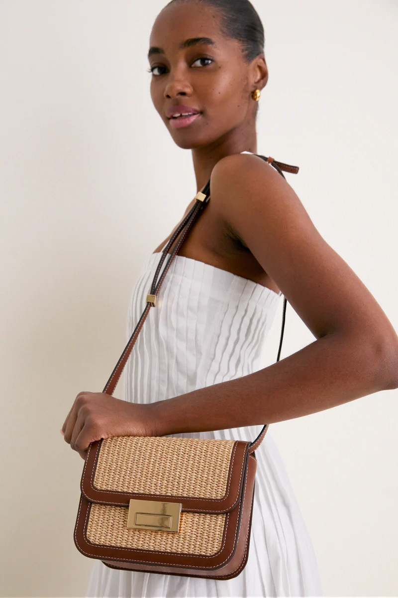 Natural Straw Desi Crossbody Bag | Tuckernuck (US)