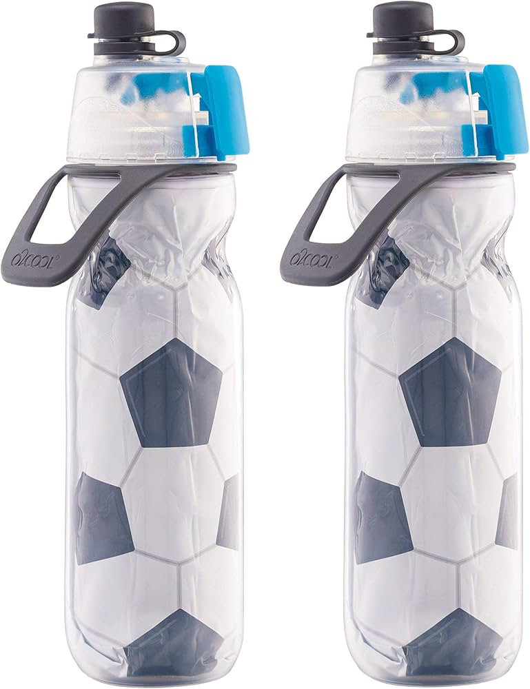 O2COOL Mist 'N Sip Misting Water Bottle 2-in-1 Mist And Sip Function With No Leak Pull Top Spout ... | Amazon (US)