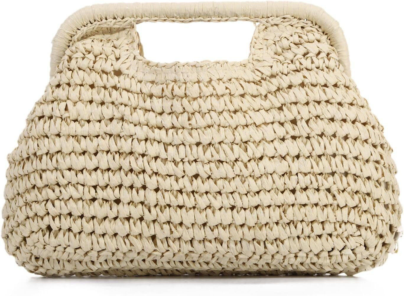 EVEOUT Straw Clutch for Women Summer Boho Faux Raffia Beach Purse Bag Holiday Woven Handbag with ... | Amazon (UK)