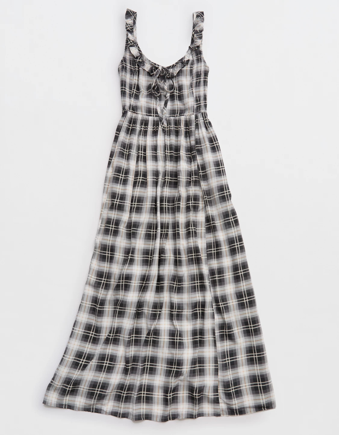 Aerie Happy & Drapey Side Smocked Dress | American Eagle Outfitters (US & CA)