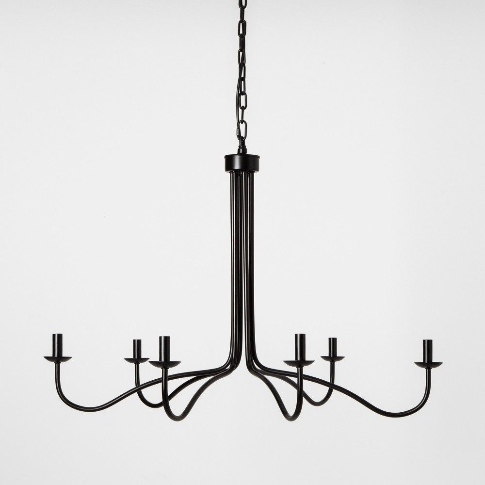 Metal Chandelier Black - Hearth & Hand with Magnolia | Target