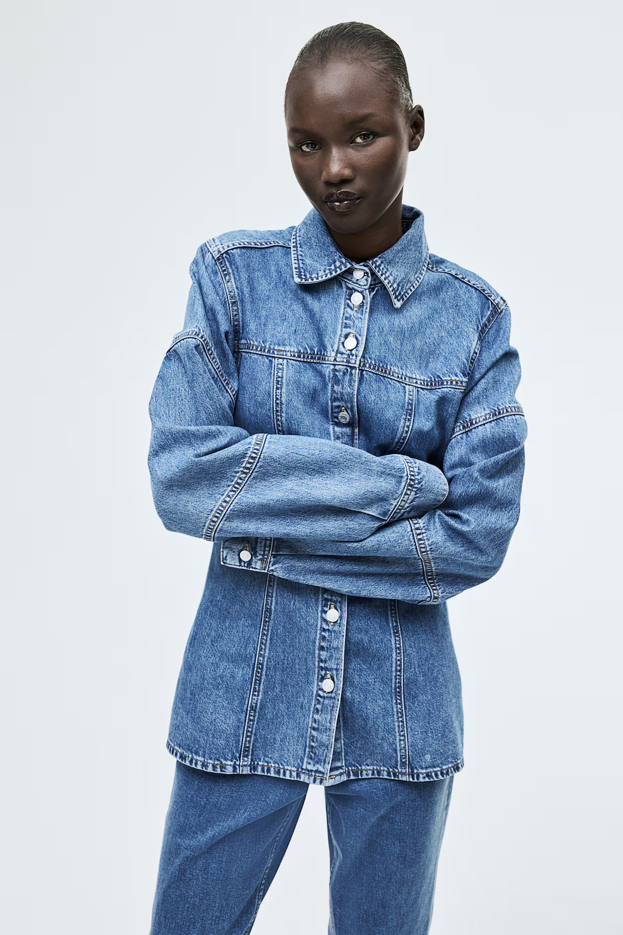 Denim shirt | H&M (UK, MY, IN, SG, PH, TW, HK)