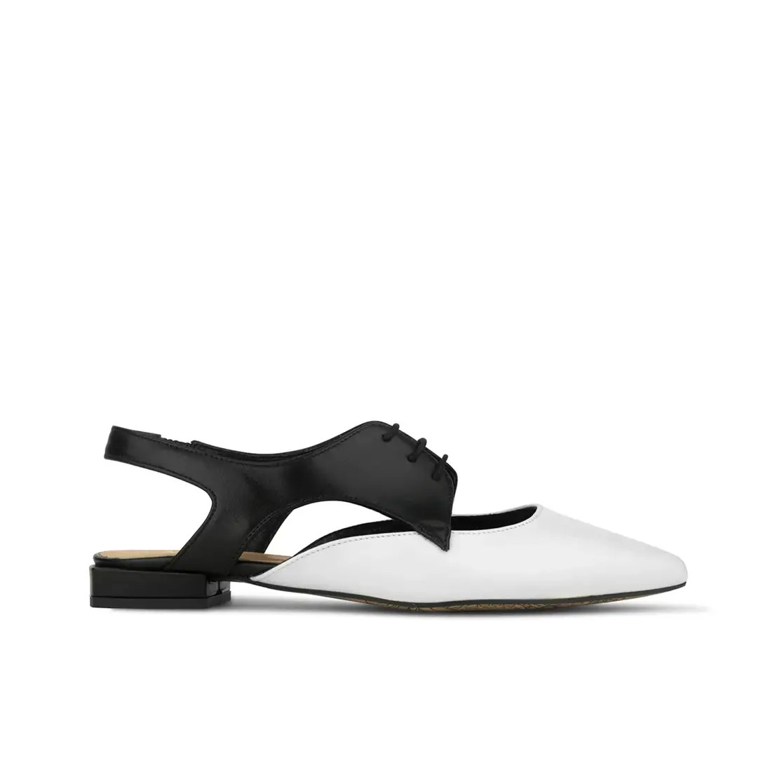 Flats | Lim - Black & Cream | Embassy London | Debenhams UK