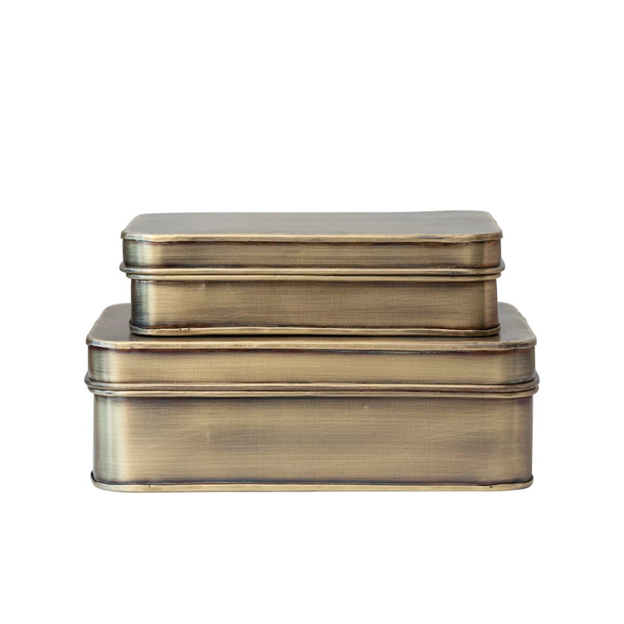 Decorative Metal Boxes| By Luxe B Co. | luxe bCO
