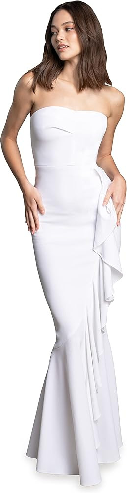 Dress the Population Women's Paris Bodycon Maxi Dress | Amazon (US)