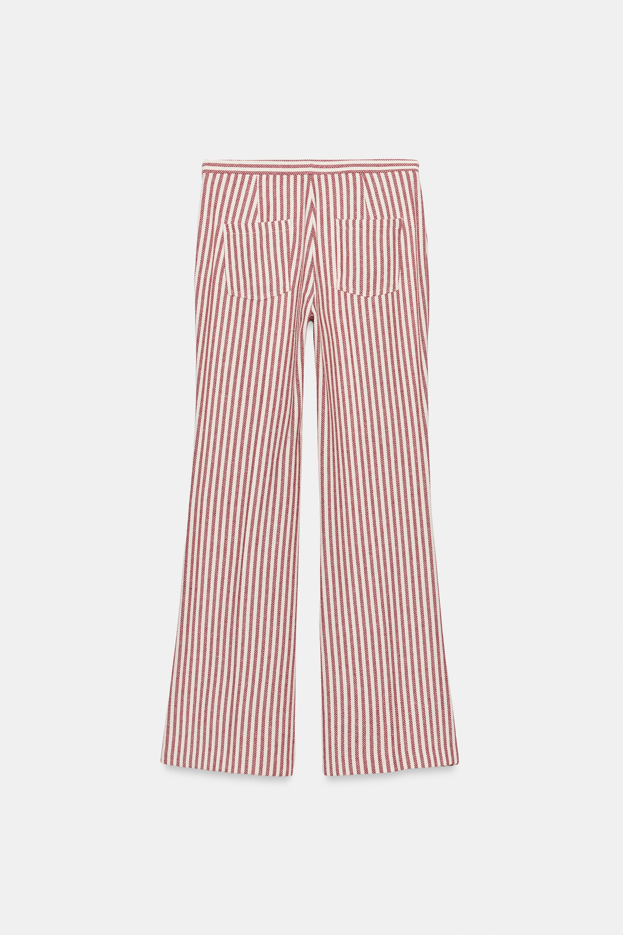 ZW COLLECTION STRIPED PANTS | Zara US