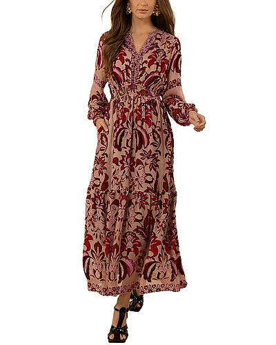 Alexa Silk-Blend Dress | Rue La La