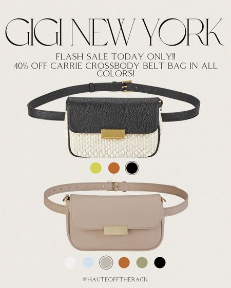 Today only take 40% OFF the Gigi New York Carrie belt bag in all colors! 

No code needed!

#giginewyork #flashsale #beltbag #raffia #summerbag #raffiabag #summerhandbag #giftsforher


#LTKitbag #LTKsalealert #LTKGiftGuide