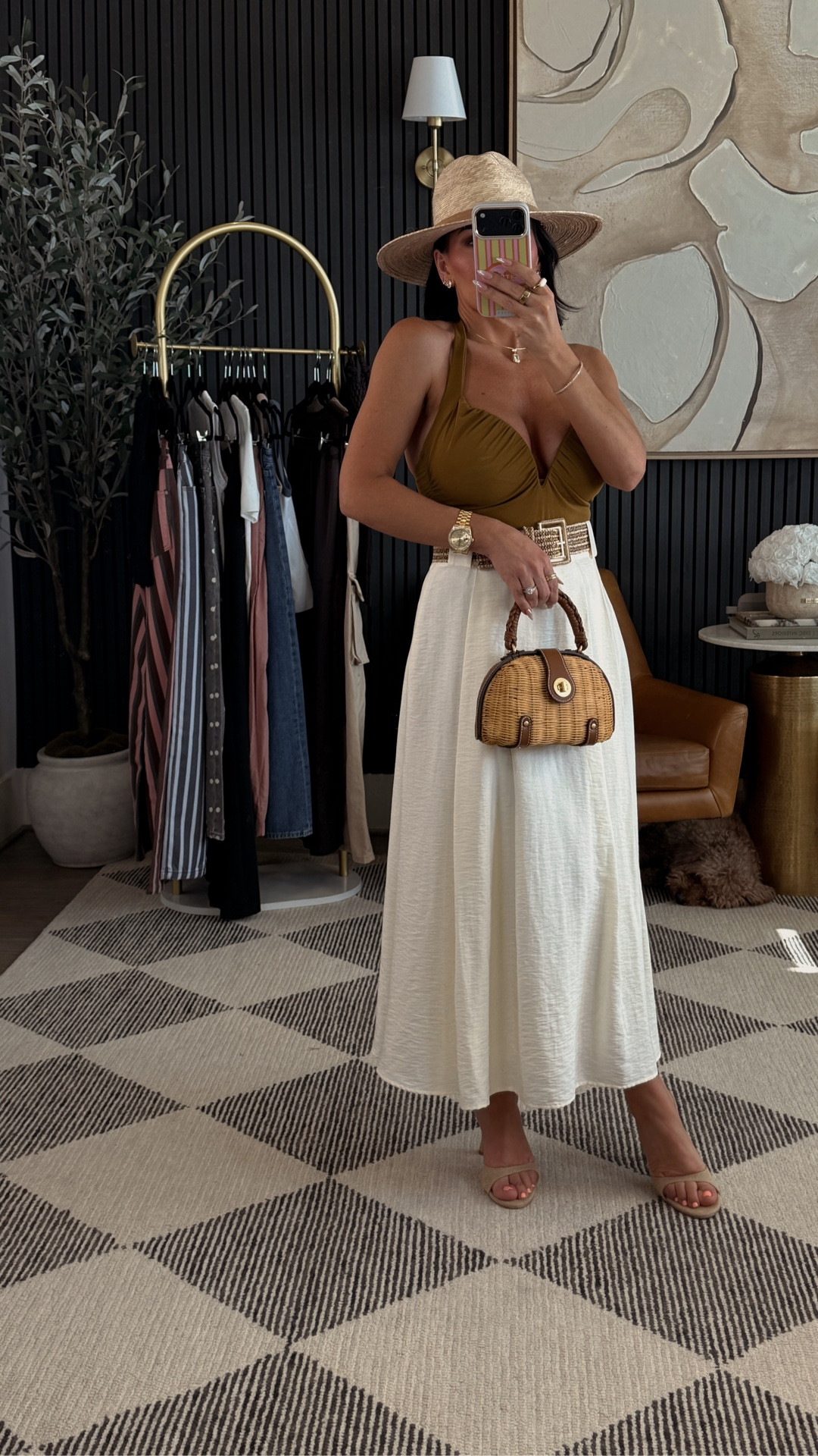 Give me all the Italian summer vibes 

In a small in top 
Xs in skirt 