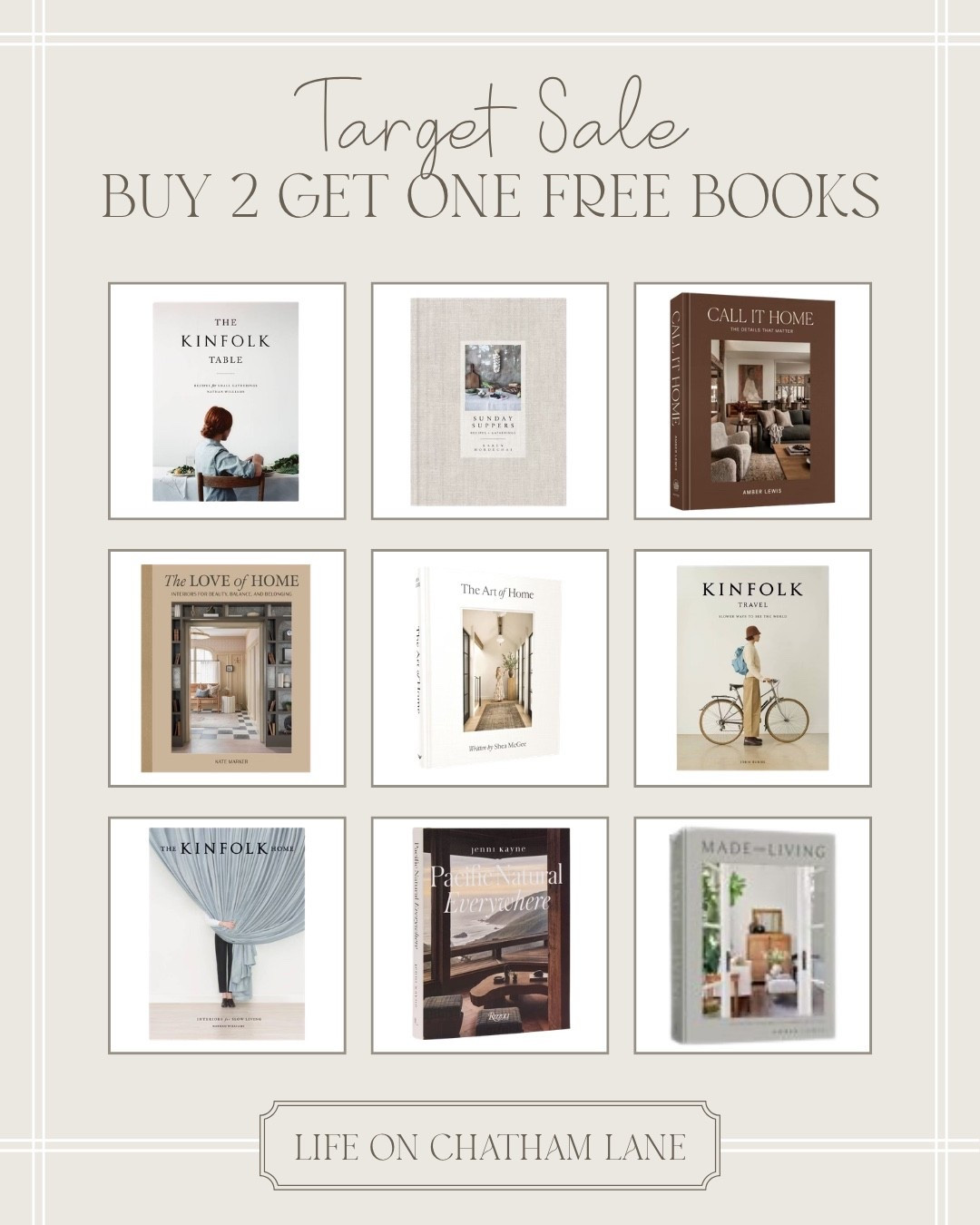 Target sale!  Buy 2 get one free on select books!  Perfect time to grab some new styling books and/or cookbooks!  I love using these to add height on my shelves and console/coffee tables  

#LTKHome #LTKSaleAlert