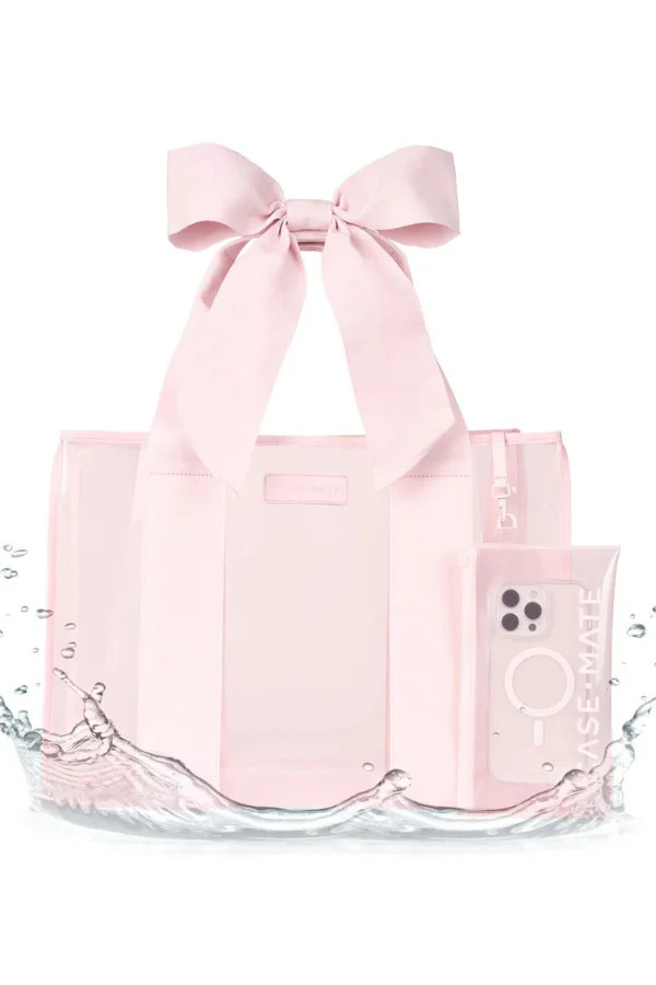 Case-Mate Ballet Pink Bow Jelly Tote Bag | The Willow Tree