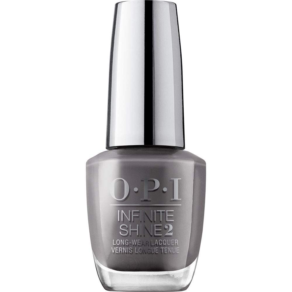 Amazon.com: OPI Infinite Shine 2 Long-Wear Lacquer, Steel Waters Run Deep, Gray Long-Lasting Nail... | Amazon (US)