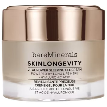 SKINLONGEVITY® Vital Power Sleeping Gel Cream | bareMinerals (UK)