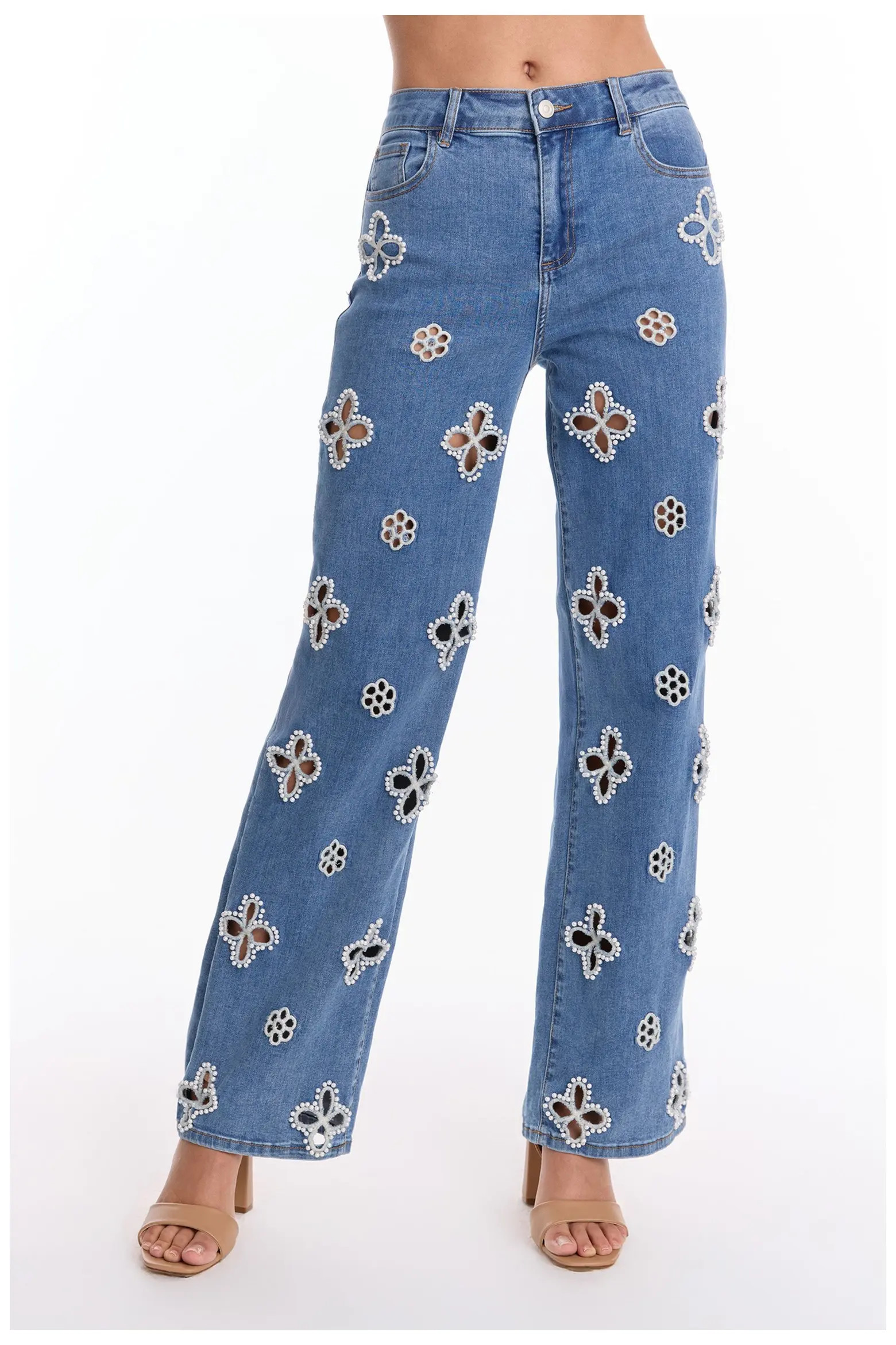 Kaia Pearl High Rise Jean Petite (Women) | Nordstrom | Nordstrom