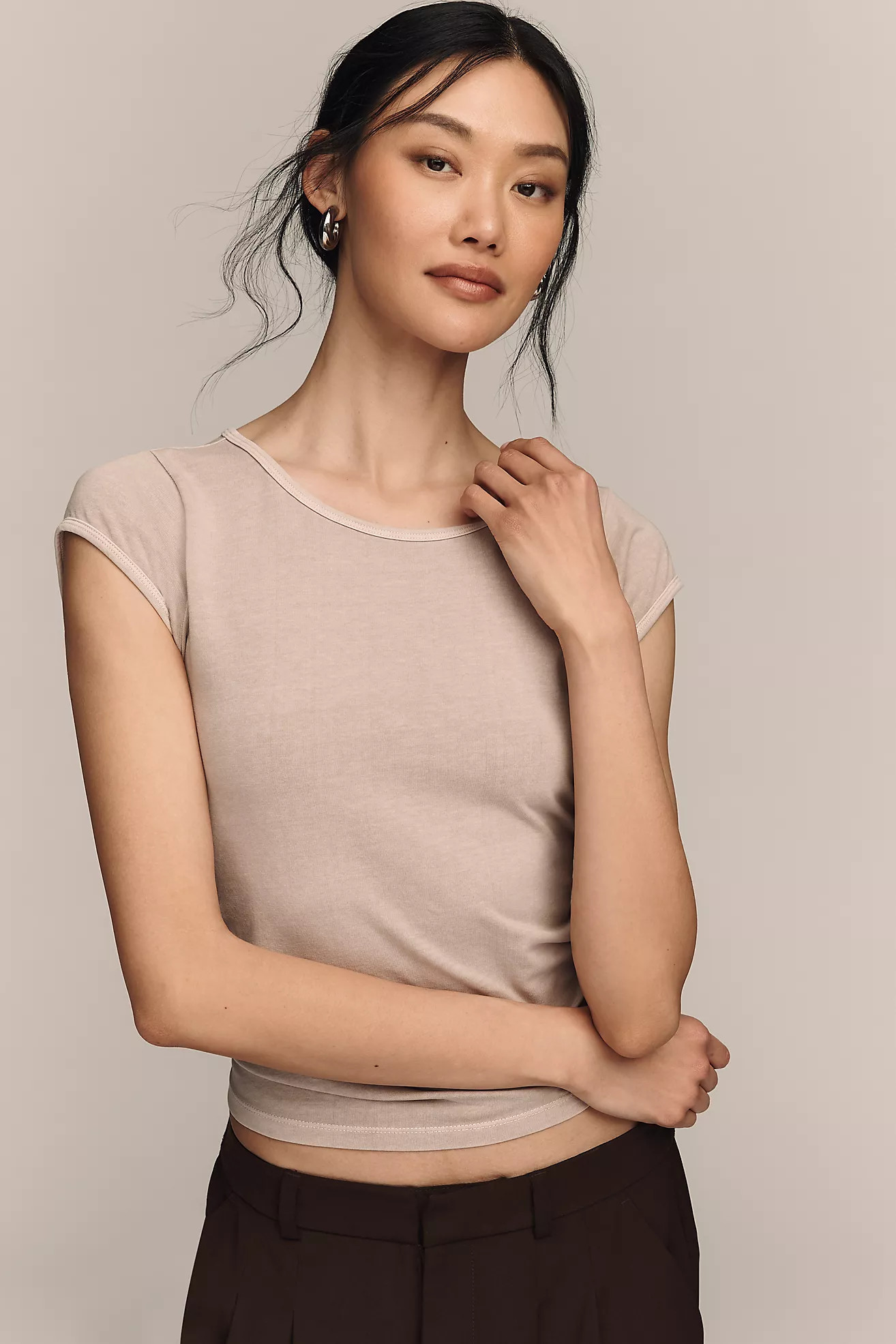 Pilcro Cotton Classic Tee | Anthropologie (US)