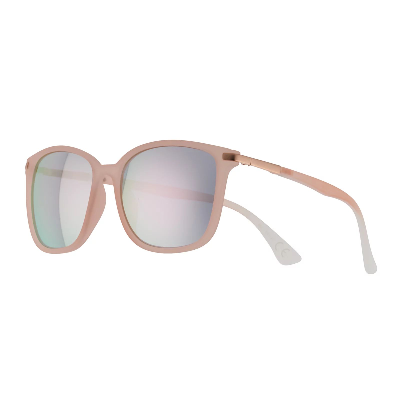 Women's Tek Gear 56mm Modern Square Frame Mirrored Sunglasses, Pink | Kohl's