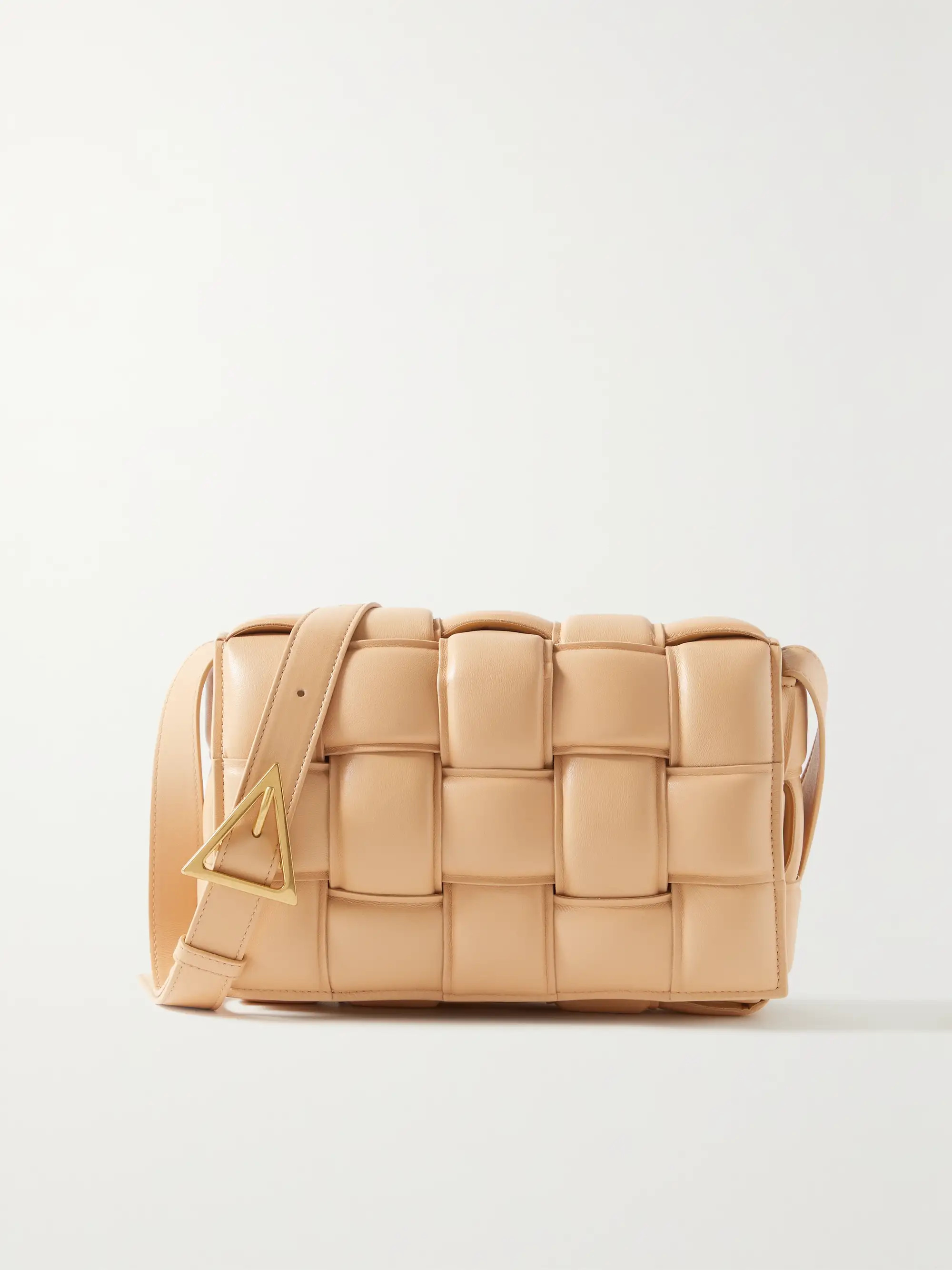 Cassette medium padded intrecciato leather shoulder bag | NET-A-PORTER (US)