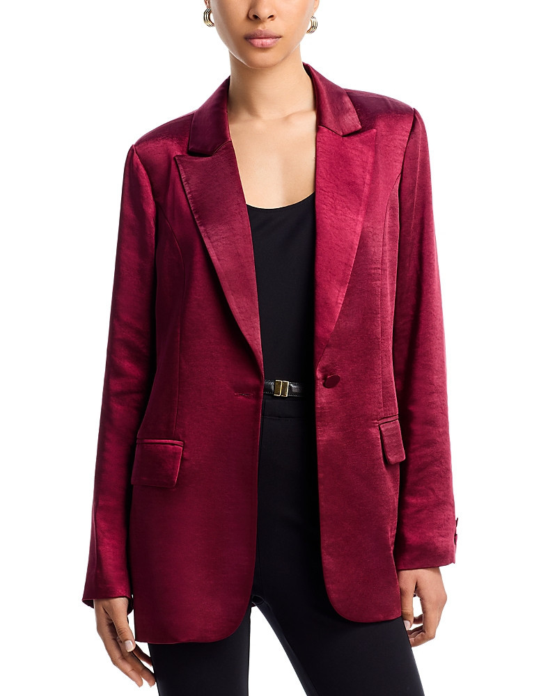 Aqua Satin Blazer - Exclusive | Bloomingdale's (US)