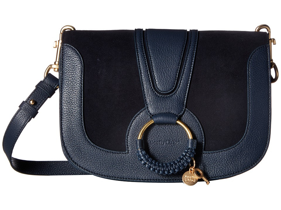 See by Chloe - Hana Medium Crossbody (Ultramarine) Handbags | Zappos