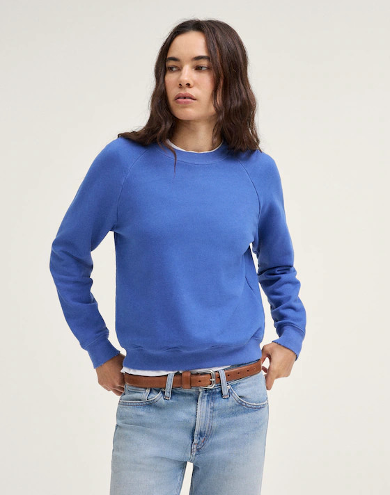 McCarren Crewneck Raglan Sweatshirt | Madewell