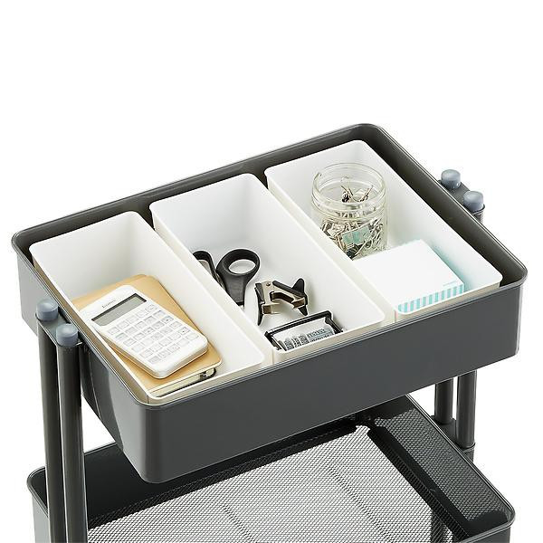 3-Tier Rolling Cart Mint | The Container Store