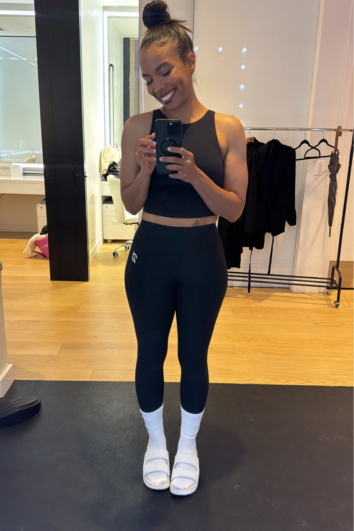 A true nyc yoga teacher uniform. 🖤😬
always lululemon  
always peloton. 

#LTKStyleTip #LTKActive #LTKFitness