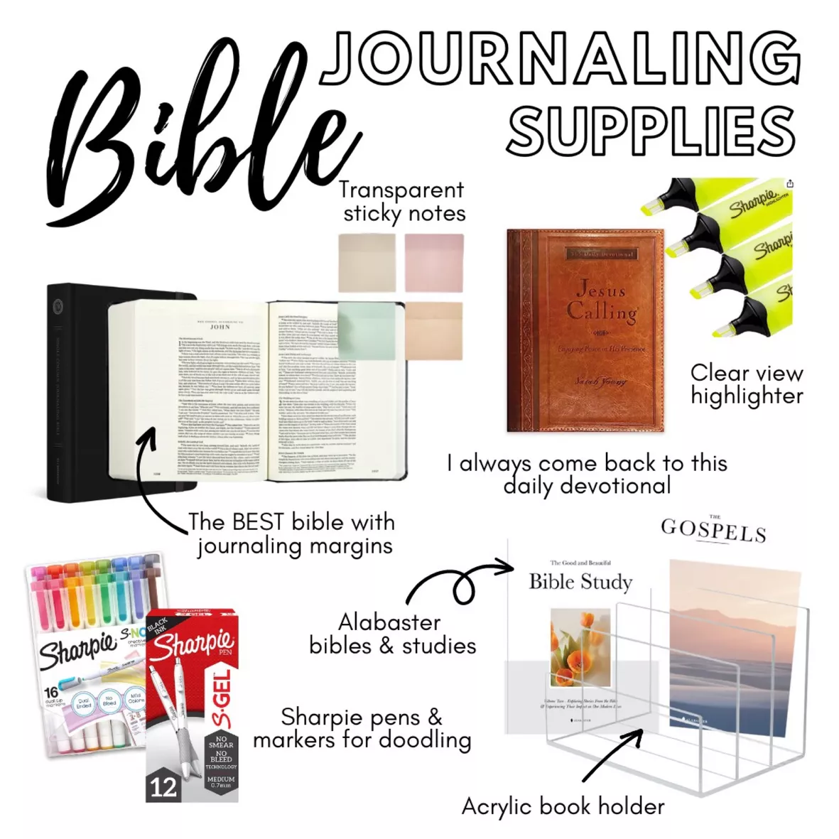 bible study supplies journaling kit