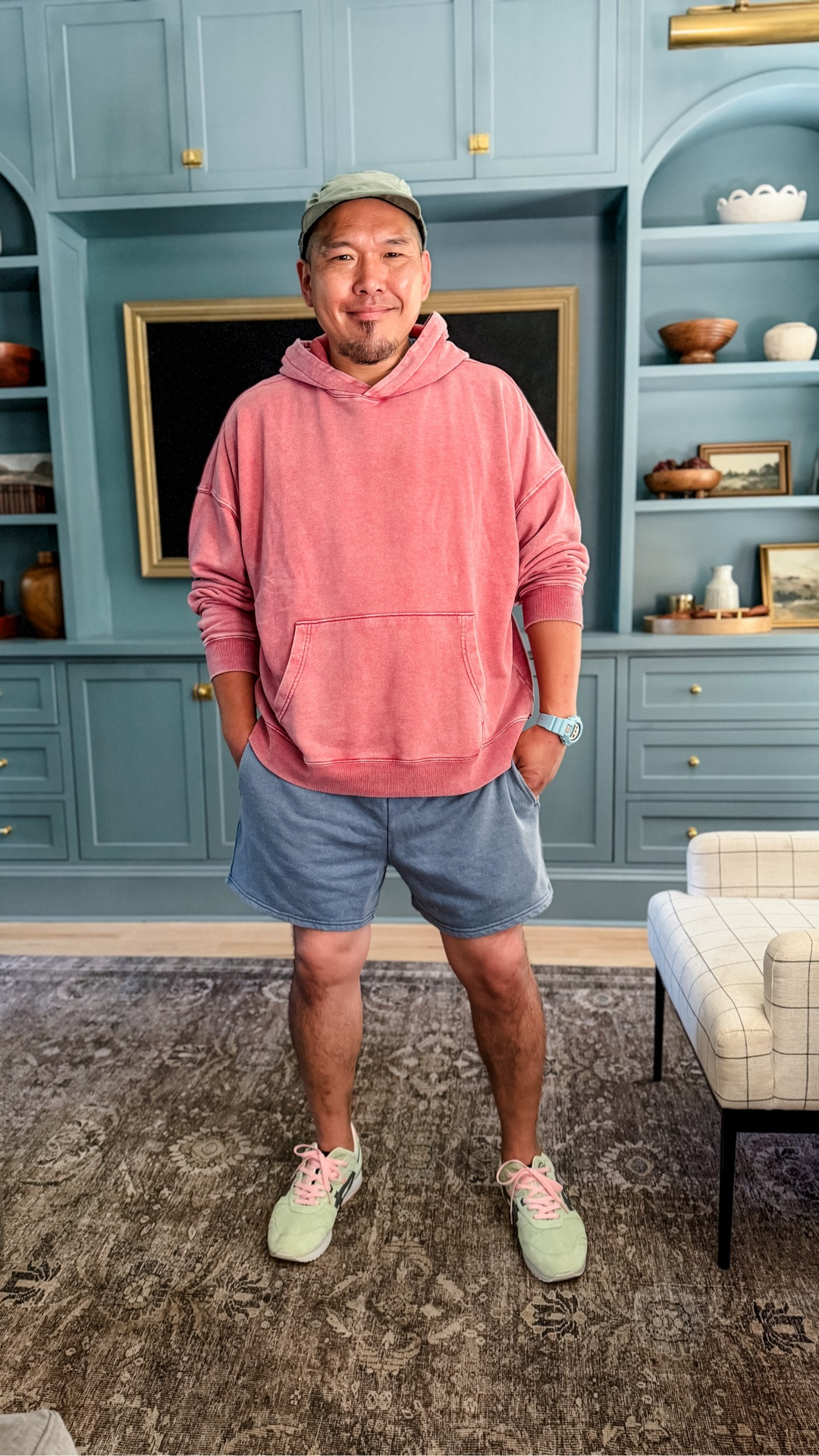 Mike is wearing size xl in hoodie and size large in shorts. #walmartstyle

#LTKMens
