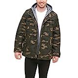 Levi's Men's Washed Cotton Military Jacket with Removable Hood (Standard and Big & Tall), Black, ... | Amazon (US)