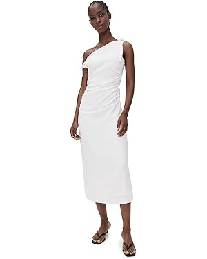 WAYF Women's Cleo Tie Shoulder Midi Dress | Amazon (US)
