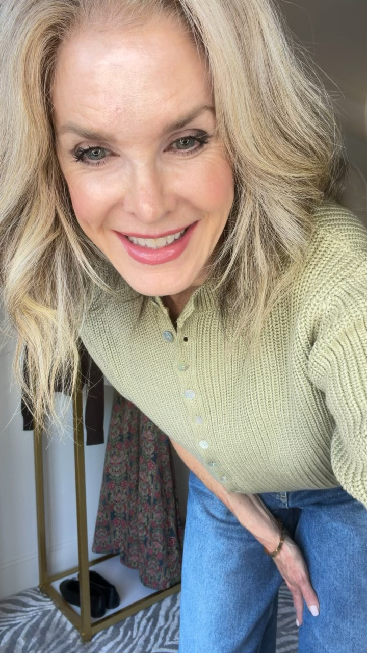 Loving this look for fall! Size M sweater and 4 jeans

#LTKootd #LTKSeasonal #LTKOver40