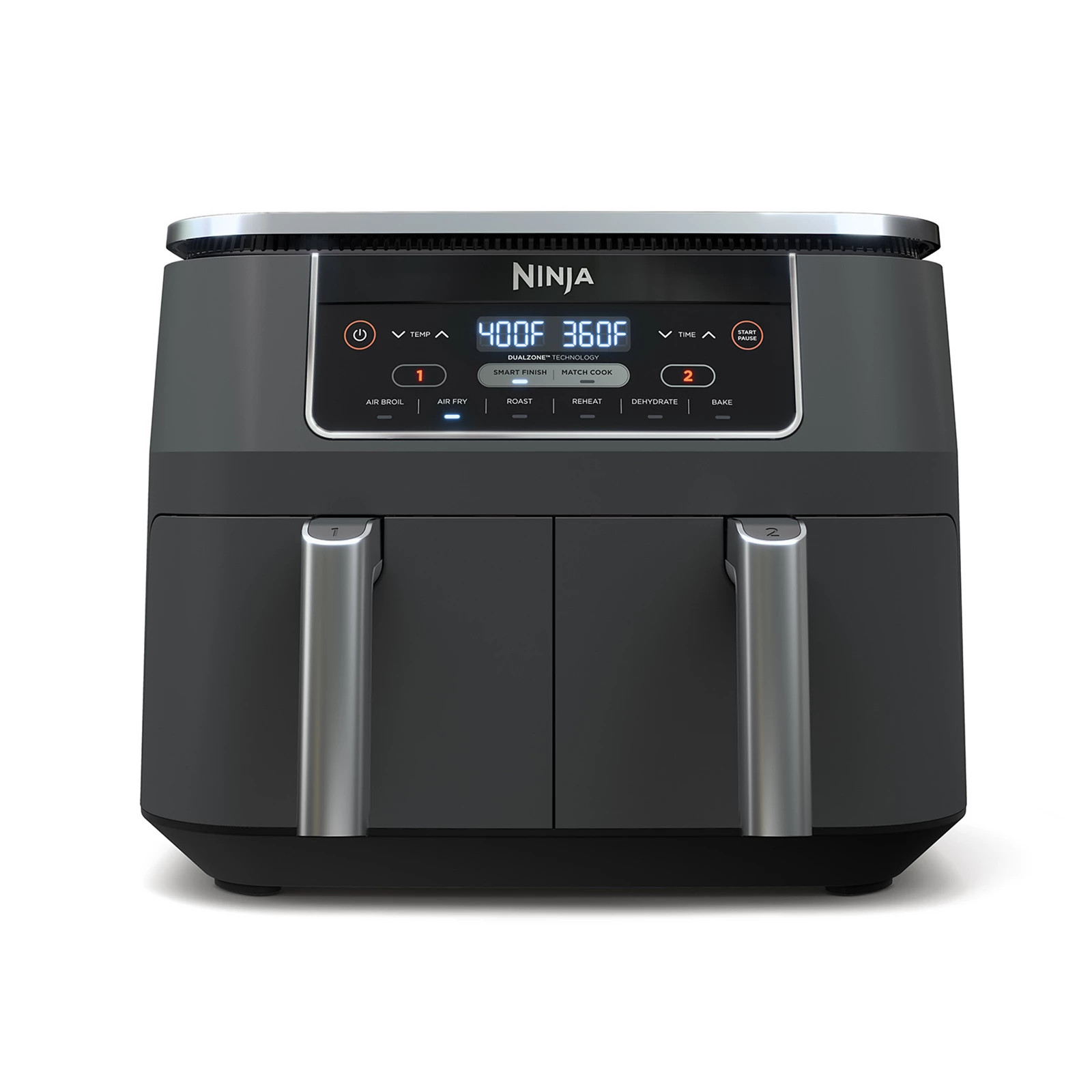 Ninja Foodi 8-qt. Original Dualzone, 2-Basket Air Fryer with 6 Functions, Gray | Kohl's