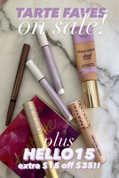 Huge tarte sale on @qvc! 🥳 So many of my faves are included & code HELLO15 saves new customers an extra $15 off $35 purchase! 

#LoveQVC #ad 

#LTKbeauty