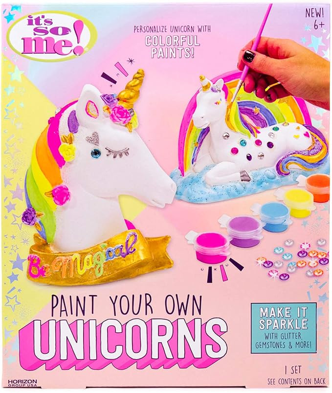 It’s So Me! Paint Your Own Unicorns – DIY Ceramic Unicorn Kit – Arts and Crafts Kits for Ki... | Amazon (US)