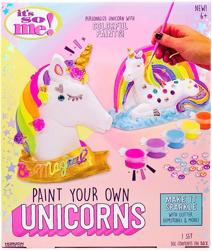 It’s So Me! Paint Your Own Unicorns – DIY Ceramic Unicorn Kit – Arts and Crafts Kits for Ki... | Amazon (US)