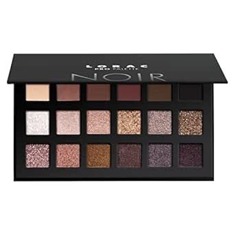 LORAC PRO Matte & Shimmer Eyeshadow Palette, Metallic High Pigmented, Mirror Compact | Amazon (US)