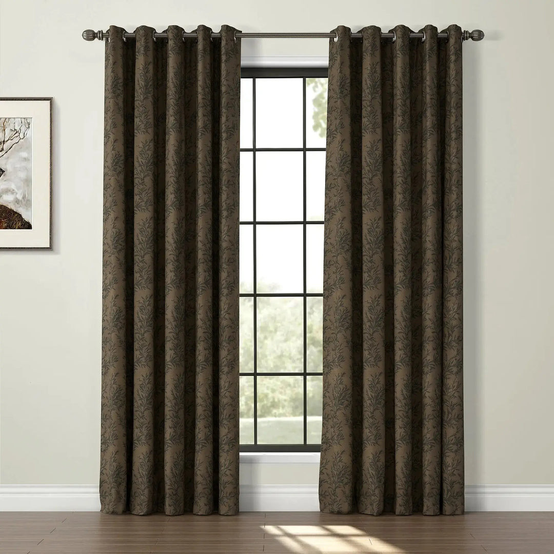 Sara Le Print Linen Drapery Grommet | TWOPAGES