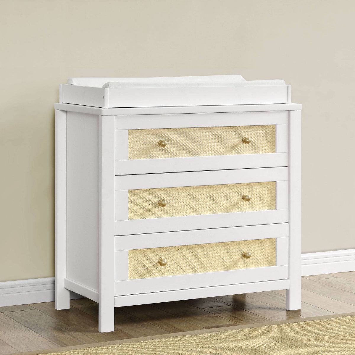 Simmons Kids' Theo 3 Drawer Dresser with Changing Top - Greenguard Gold Certified | Target
