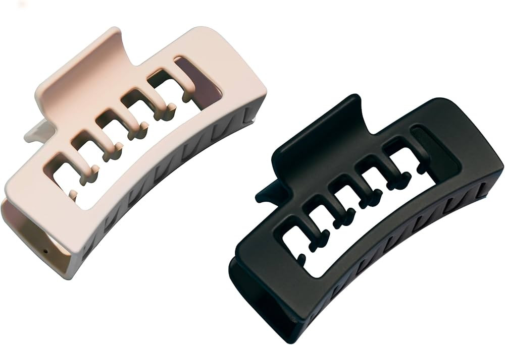 Gimme Beauty Double Claw Clip Duo - Creaseless Hair Clip Accessories for Thick, Thin & Curly Hair... | Amazon (US)