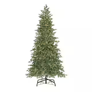 Home Decorators Collection 9 ft. Pre-Lit LED Elegant Grand Fir Artificial Christmas Tree T30 24WL... | The Home Depot