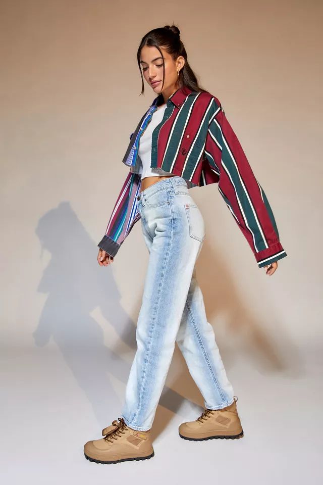 BDG High-Waisted Cowboy Jean — Light Indigo | Urban Outfitters (US and RoW)