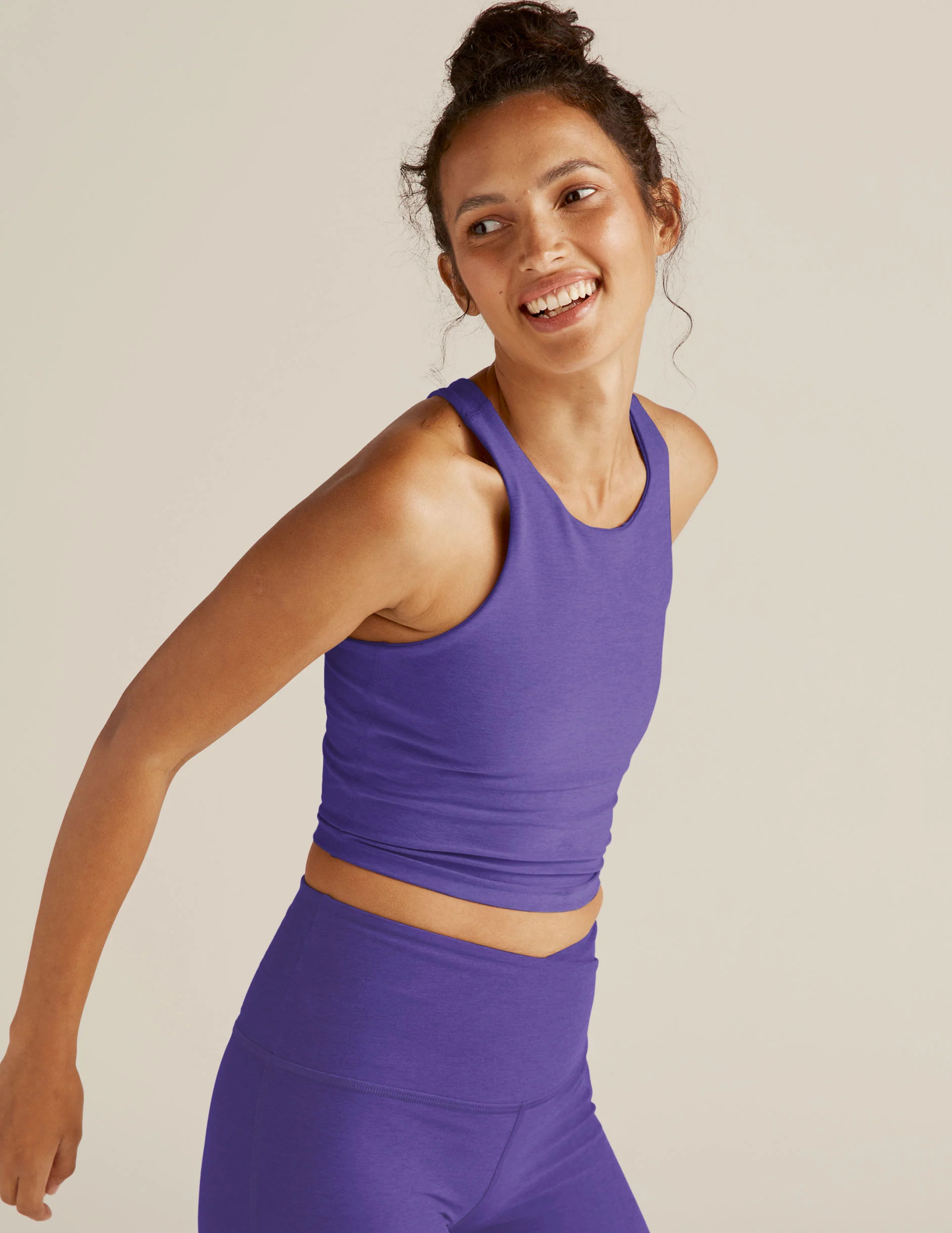 Spacedye Refocus Cropped Tank | Beyond Yoga | Beyond Yoga