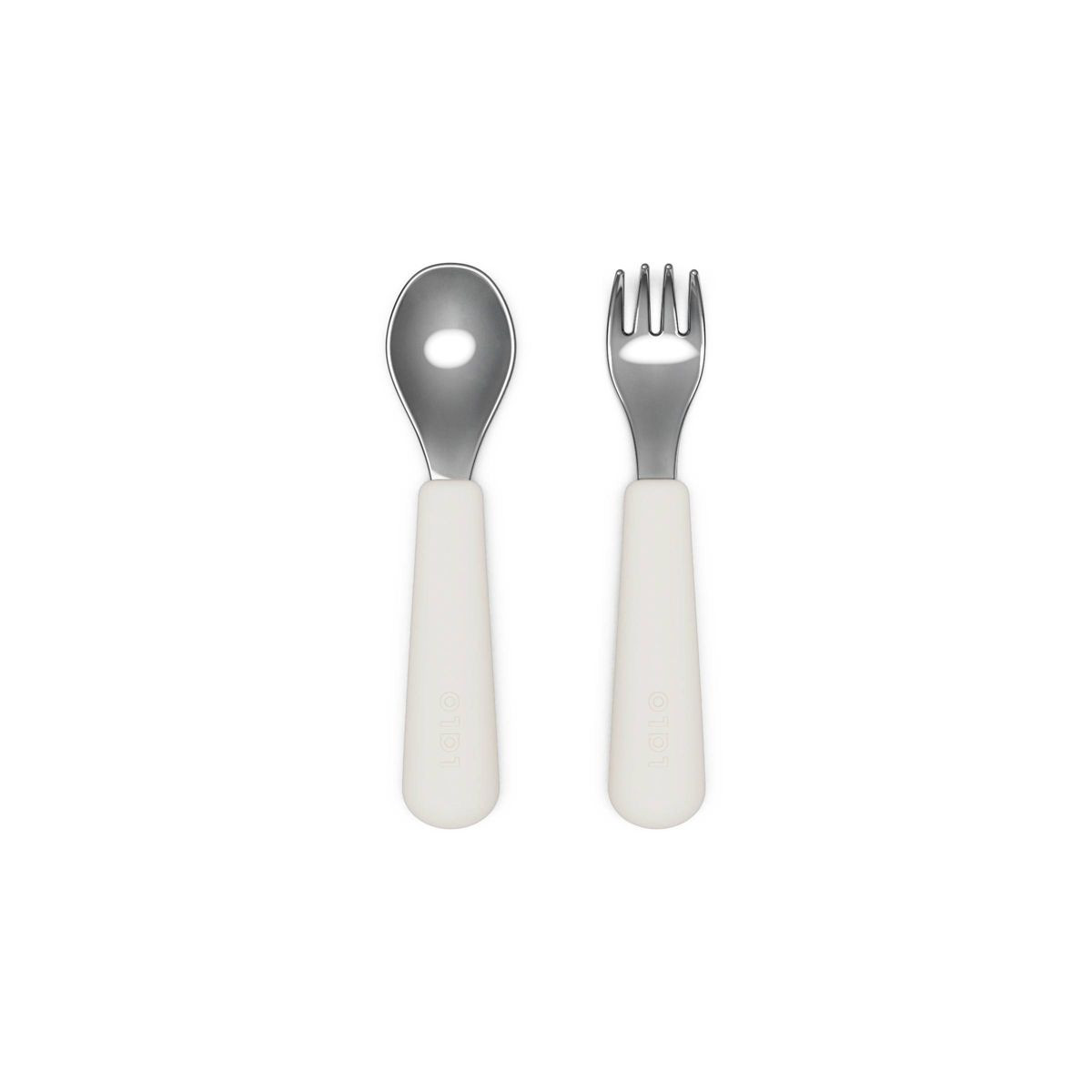 Lalo 2pc Stainless Steel Fork + Spoon Utensils Set | Target