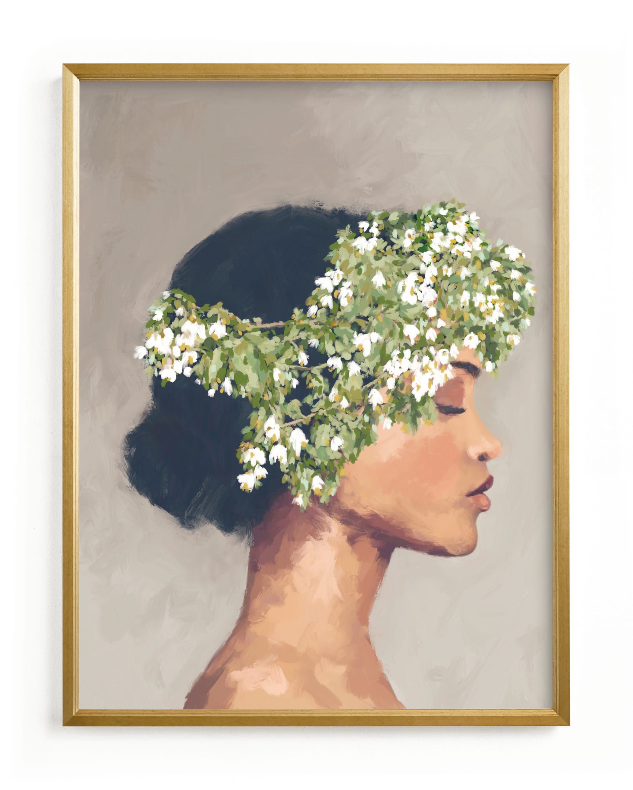 "Crowning Glory" - Painting Limited Edition Art Print by Marabou Design. | Minted