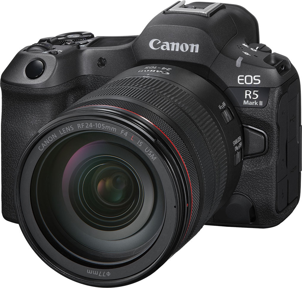 Canon - EOS R5 Mark II 8K Video Mirrorless Camera with RF24-105mm F4 L IS USM Lens - Black | Best Buy U.S.