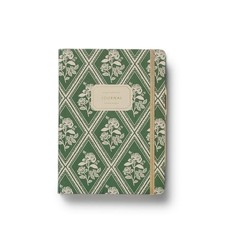 RIFLE PAPER CO. Journal with Pen, Hardcover Journal with Foil Accents, (144 Pages, Elastic Band C... | Amazon (US)