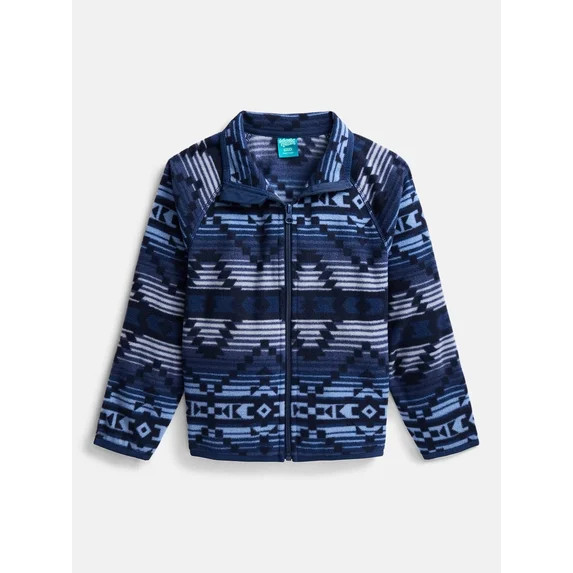 Wonder Nation Boys Microfleece Full Zip Jacket, Sizes 4-18 & Husky | Walmart (US)