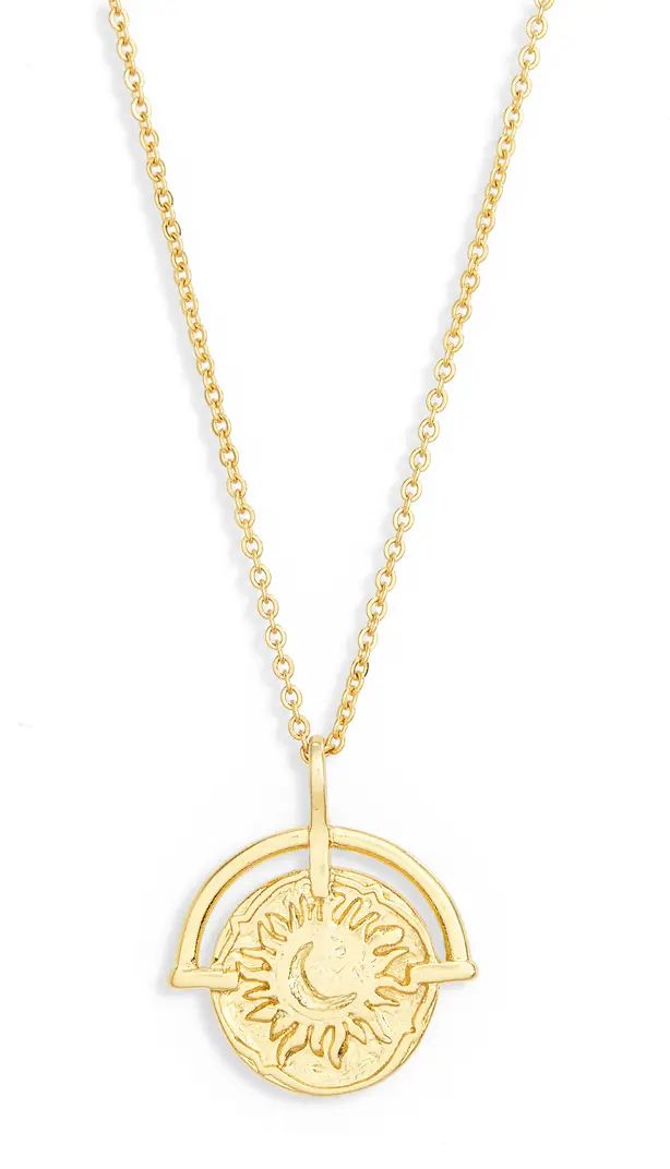 Sunray Coin Pendant Necklace | Nordstrom Rack