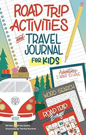 Road Trip Activities and Travel Journal for Kids (Happy Fox Books) Over 100 Games, Mazes, Mad Lib... | Amazon (US)