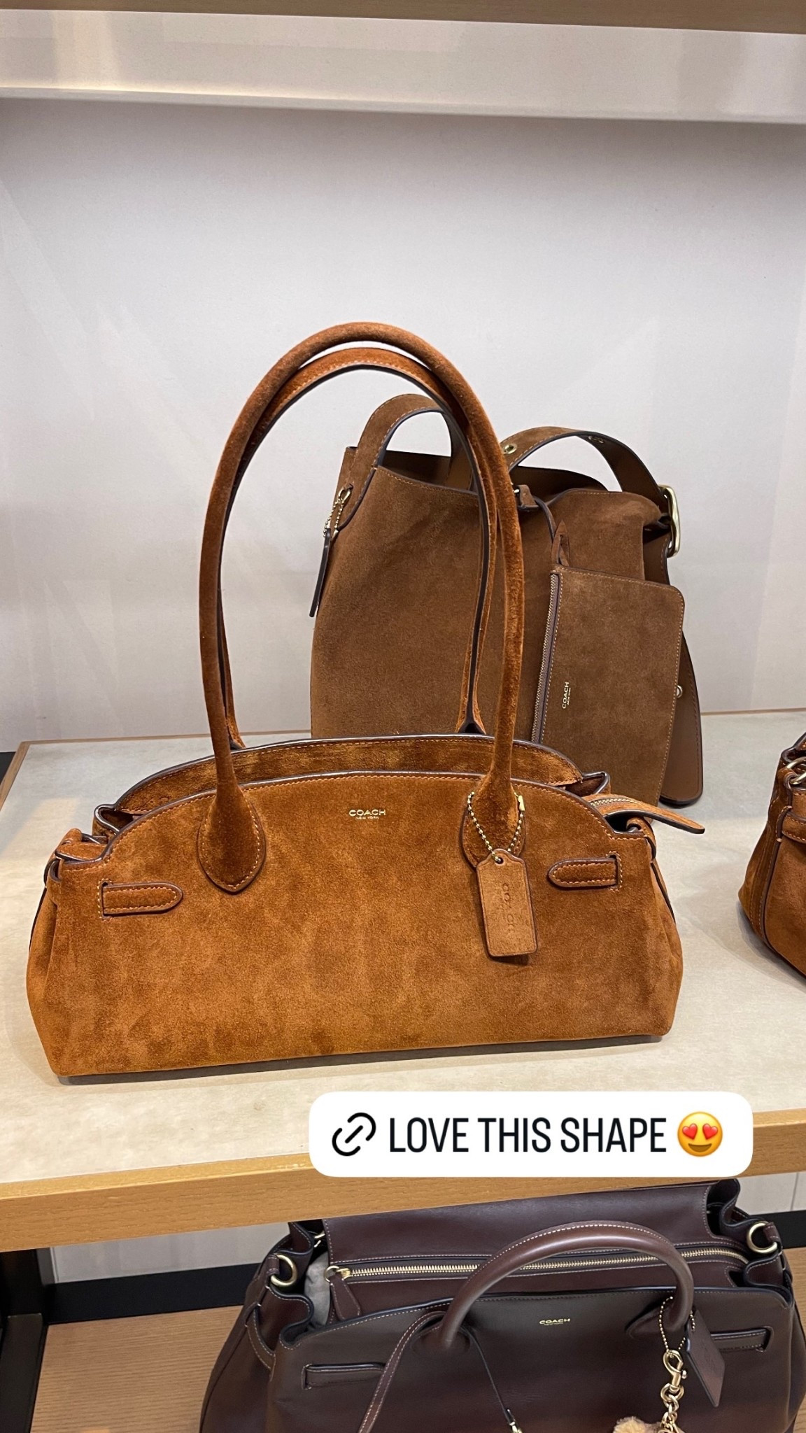 Love the shape of this Coach bag! And under $600.